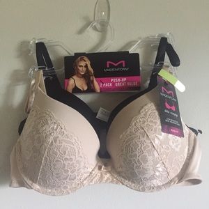 Maidenform Pushup Bras Size 36B Cup Boosting Sexy